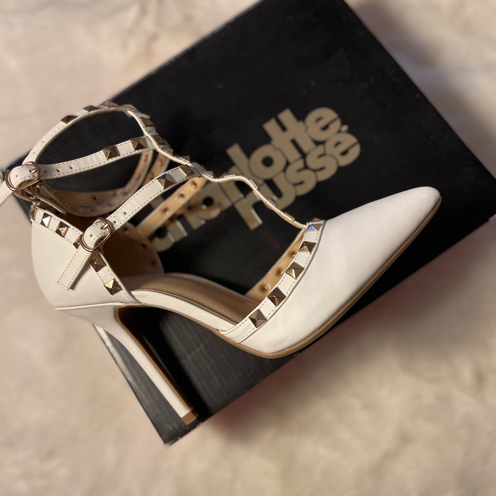 Charlotte Russe white heels